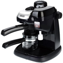DeLonghi â€ŽStainless Steel Steam Coffee Maker, Black, EC9, 1 Year Warranty