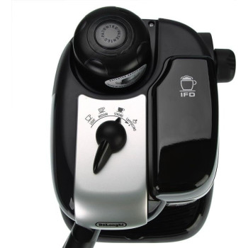 DeLonghi â€ŽStainless Steel Steam Coffee Maker, Black, EC9, 1 Year Warranty