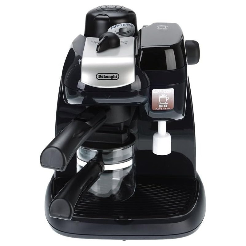 DeLonghi ‎Stainless Steel Steam Coffee Maker, Black, EC9, 1 Year Warranty