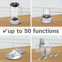 Bosch 800 W Food Processor With Mixer Grinder, Vegetable Chopper, Blender And More, 1 Year Warranty