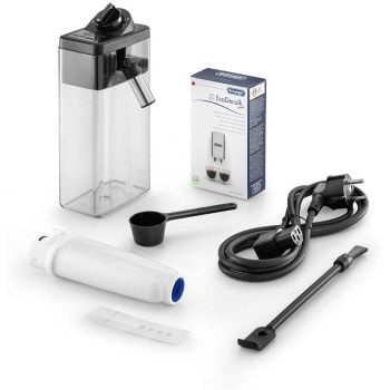 DeLonghi Fully Automatic Bean To Cup Coffee Machine With Built In Grinder, One Touch Espresso, Cappuccino, Latte, Macchiato Maker, Italian Design, Best For Home And Office, Dinamica, Ecam 350.75.S, 1 Year Warranty