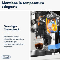 DeLonghi Dedica Pump Espresso Manual Coffee Machine, Cappuccino/Latte Macchiato With Milk Frother Thermo Block Heating System For Accurate Temperature, EC685.R, Red, 1 Year Warranty
