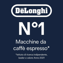 DeLonghi Dedica Pump Espresso Manual Coffee Machine, Cappuccino/Latte Macchiato With Milk Frother Thermo Block Heating System For Accurate Temperature, EC685.R, Red, 1 Year Warranty