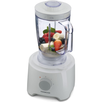 Kenwood Food Processor 800W Multi-Functional With Reversible Stainless Steel Disk/Blender/Whisk, White, 1 Year Warranty
