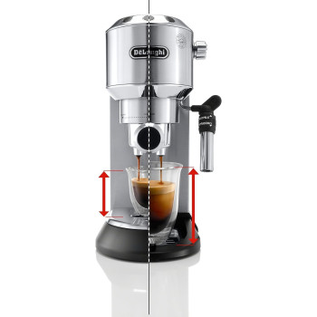 DeLonghi America, EC685M, Dedica Deluxe Espresso, Silver, 1 Year Warranty