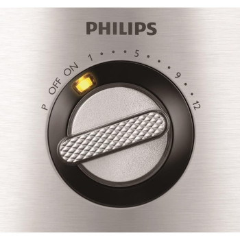 Philips 7000 Series Food Processor Powerchop Technology, 1300W, 3.4L Bowl, 1.5L Jar, Blender, Centrifugal Juicer And Citrus Press, Metal Kneading Hook, HR7778/01, 1 Year Warranty