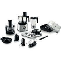Philips 7000 Series Food Processor Powerchop Technology, 1300W, 3.4L Bowl, 1.5L Jar, Blender, Centrifugal Juicer And Citrus Press, Metal Kneading Hook, HR7778/01, 1 Year Warranty