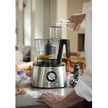 Philips 7000 Series Food Processor Powerchop Technology, 1300W, 3.4L Bowl, 1.5L Jar, Blender, Centrifugal Juicer And Citrus Press, Metal Kneading Hook, HR7778/01, 1 Year Warranty