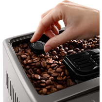 DeLonghi Dinamica Plus Bean To Cup Fully Automatic Coffee Machine With Built In Grinder, Americano, Cappuccino, Latte, Macchiato And Espresso Maker For Home And Office, ECAM370.95.T, Titanium, 1 Year Warranty