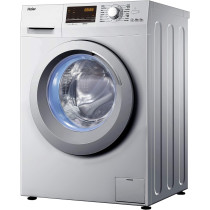 Haier, 7 Kg Washer, 1200 Rpm, Front Load Washer, Silver, HW70-12636S, 1 Year Warranty