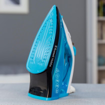 Russell Hobbs My Iron Steam Iron 1800W, Ceramic Soleplate, 260Ml Tank, 2M Cord, Self-Clean, Blue/White, 1 Year Warranty