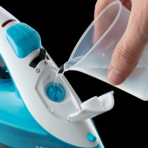 Russell Hobbs My Iron Steam Iron 1800W, Ceramic Soleplate, 260Ml Tank, 2M Cord, Self-Clean, Blue/White, 1 Year Warranty