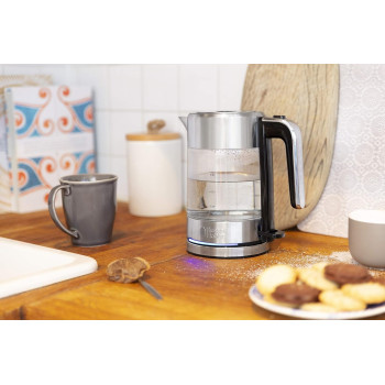 Russell Hobbs Compact Home Small Glass Kettle, 0.85 Litre Cordless Mini Electric Jug, 24191, 1 Year Warranty