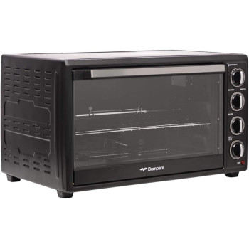 Bompani 65 LTRS Electric Oven With Rotisserie And Convection Fan, BEO65, Black, 1 Year Warranty