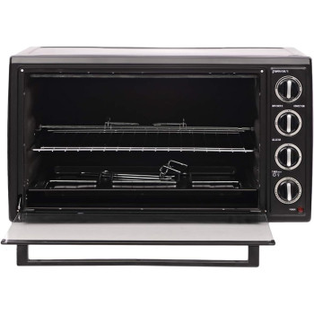 Bompani 65 LTRS Electric Oven With Rotisserie And Convection Fan, BEO65, Black, 1 Year Warranty