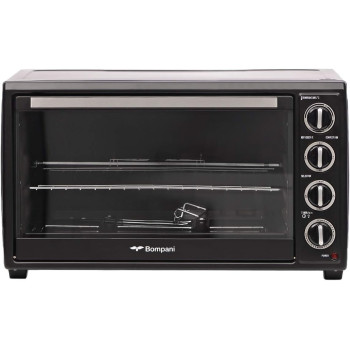 Bompani 65 LTRS Electric Oven With Rotisserie And Convection Fan, BEO65, Black, 1 Year Warranty