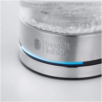 Russell Hobbs Illuminating Glass Electric Kettle, 2200W With Auto Shut Off And Removable Mesh Filter, Compact And Powerful Stainless Steel Kettle For Home And Office Use, 1 Year Warranty