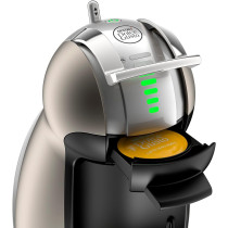Nescafe Dolce Gusto By De Longhi Genio 2 Automatic Capsule Coffee Machine, Powerful Up To 15 Bar Pressure, Cappuccino, Grande, Tea, Hot Chocolate And Espresso Coffee Maker, EDG465.T, Titanium, 1 Year Warranty