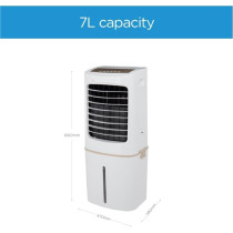 Midea Air Cooler With Remote Control For Home And Heavy Duty Air-Conditioning, 50L Water Tank Capacity For Outdoor And Indoor Use, Whisper-Quiet Performance And Powerful Air Flow, AC200-17JR, 1 Year Warranty
