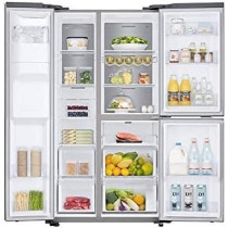 Samsung Side By Side With All Around Cooling Refrigerator, 602 L, RS65R5691Sl, Stainless Steel, 1 Year Warranty