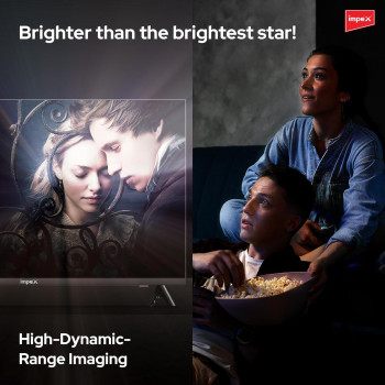 Impex 50 Inch UHD Smart LED TV - Android 9.0, Quad-Core Processor, A+ Grade Panel, 4K Ultra HD, E-Share, 2-Year Warranty - HDMI, USB, WiFi, Wall Mount, Super Slim, Smart Energy Saving - Gloria 50 Smart