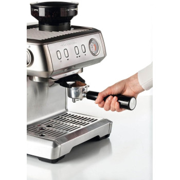 Ariete Espresso Coffee Machine With Grinder And Milk Frother, 1600W, 15 Bar, Maxi Cappuccino Maker, Compatible With Ground Coffee And ESE Pods, Auto Shut Off, Ideal For Home And Office, Art1313, 1 Year Warranty