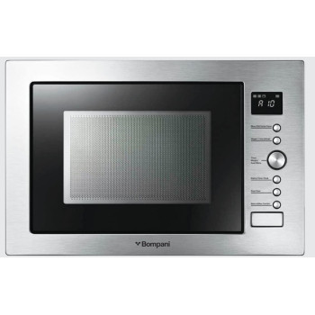 Bompani Built In Microwave 34 Liter With Grill And Conviction Function, Silver, B134DGS2, 1 Year Warranty