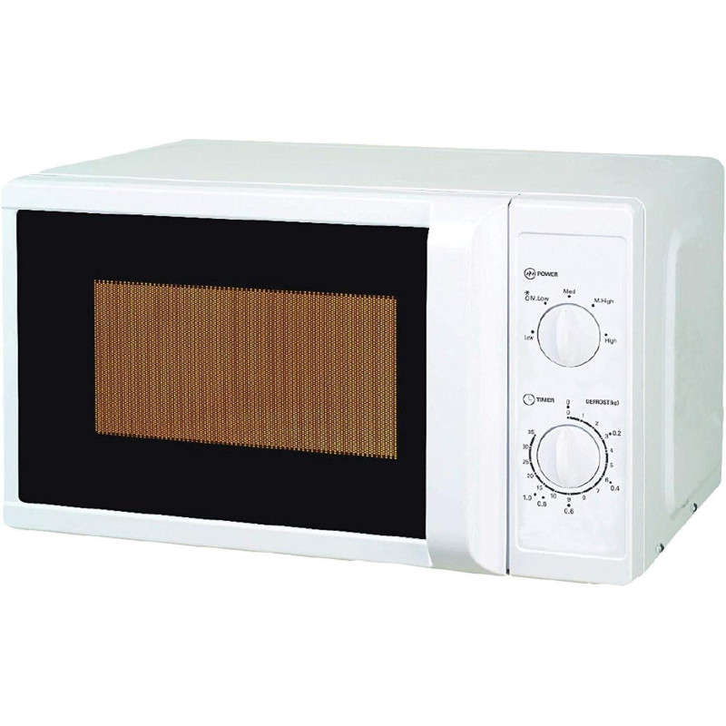 Bompani Microwave Oven 20 Litres Knob Control, BMO20M, White, 1 Year Warranty