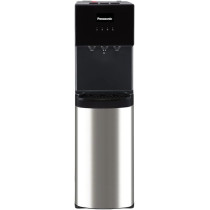 Panasonic Bottom Loading Water Dispenser, SDM-WD3438BG, Black, Stainless Steel Finish, Best For Home Kitchen And Office, Hot, Cold And Normal, 1 Year Warranty