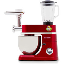 Nikai 1200W Food Processor With 6 Speed Settings, NFP555LDN3, Red And Silver, 1 Year Warranty