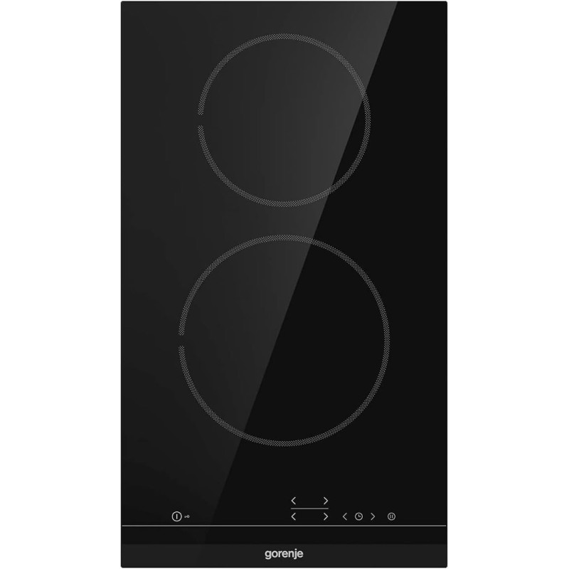 Gorenje 30 Cm Built In Electric/Glass Ceramic Hob, Black, ECT321BCSC, 1 Year Warranty