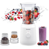 Panasonic, Lightweight, 400W Blender With 2 Mill, MCXEX1WTZ, 1 Year Warranty