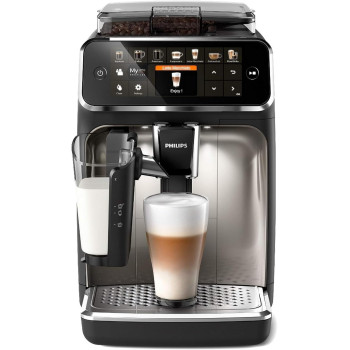 Philips 5400 Series Fully Automatic Espresso Machine 1500W, 12 Beverages, Lattego Milk Solution, TFT Display, EP5447/90, 1 Year Warranty