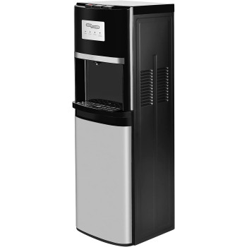 Super General Hot And Cold Water Dispenser, Bottom-Loading Water-Cooler, Instant-Hot-Water, 3 Taps, SGL-2020-Bm, Black/Silver, 34 X 35 X 107 Cm, 1 Year Warranty