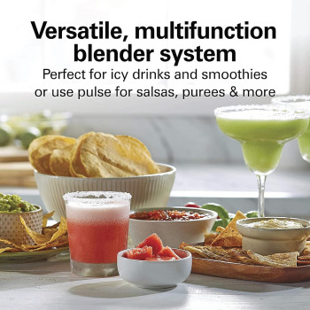 Hamilton Beach Stay Or Go Blender, 1L Jar, 250Ml Jar For Grinding, Two 500 Ml Portable Cups For Smoothies, Shatterproof Tritan Jars, 250 Watts, Stainless Steel, 52400-SAU, 1 Year Warranty