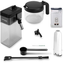 DeLonghi Primadonna Soul Fully Automatic Bean To Cup Coffee Machine In Built Grinder, Smart Touch Screen, Cappuccino, Latte Macchiato, Espresso Coffee Maker App Link, ECAM610.75.MB, 1 Year Warranty
