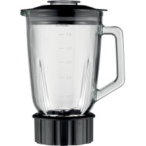 Kenwood Glass Blender 800W Smoothie Blender/Smoothie Maker 1.5L With Glass Grinder Mill, Meat Grinder/Chopper Mill, Ice Crush Function, BLP44.270SS, Silver, 1 Year Warranty