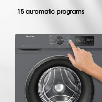Hisense Front Loading Washing Machine, Free Standing, 6Kg, 1000 Rpm, WFVC6010T, VC Series, 1 Year Warranty