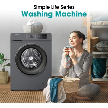 Hisense Front Loading Washing Machine, Free Standing, 6Kg, 1000 Rpm, WFVC6010T, VC Series, 1 Year Warranty