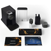 DeLonghi Plastic Nespresso Lattissima One Kaffeemaschine, Shadow Black, EN510.B, 1 Year Warranty