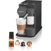 DeLonghi Plastic Nespresso Lattissima One Kaffeemaschine, Shadow Black, EN510.B, 1 Year Warranty