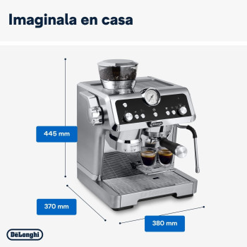 DeLonghi La Specialista Bean To Cup Fully Automatic Coffee Machine With Built In Grinder, Americano, Cappuccino, Latte, Macchiato And Espresso Maker For Home And Office, EC9355.M, 1 Year Warranty