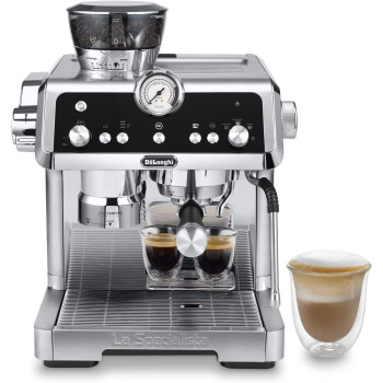 DeLonghi La Specialista Bean To Cup Fully Automatic Coffee Machine With Built In Grinder, Americano, Cappuccino, Latte, Macchiato And Espresso Maker For Home And Office, EC9355.M, 1 Year Warranty