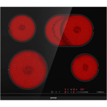 Gorenje Electric 60 Cm Built In Electric/Glass Ceramic HOB, Black, 1 Year Warranty