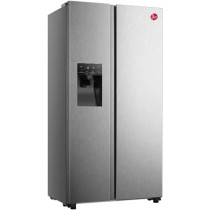 Hoover 508Ltr Side By Side Refrigerator With Water Dispenser, Silver, HSB-H508-WS, 1 Year Warranty