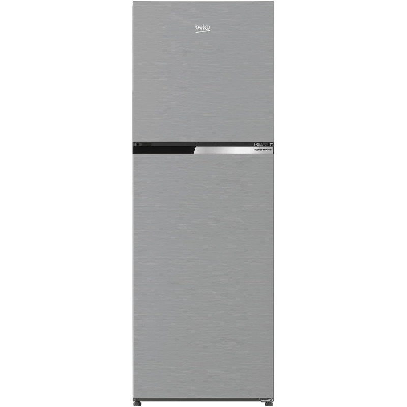 Beko Refrigerator 250Ltr Gross,Brushed Silver, Harvest Fresh, Neo Frost Dual Cooling, Prosmart Inverter Compressor, RDNT300XS, 1 Year Warranty