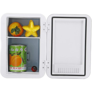 Coolbaby 8L Mini Refrigerator Small Car Home Fridge Portable Dual-Use Travel Freezer Ultra Quiet Low Noise Cooler Warmer, 1 Year Warranty