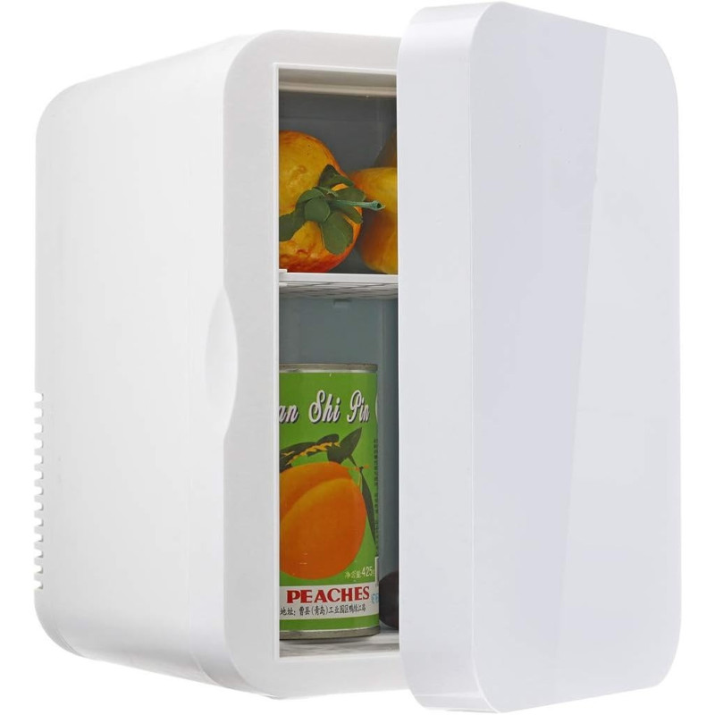 Coolbaby 8L Mini Refrigerator Small Car Home Fridge Portable Dual-Use Travel Freezer Ultra Quiet Low Noise Cooler Warmer, 1 Year Warranty