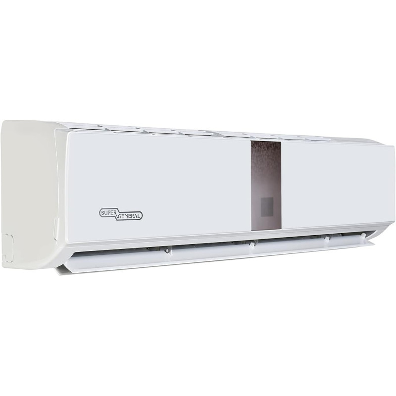 Super General 3 Ton Split Air Conditioner, 36000 Btu, Reciprocating Compressor, Auto Restart, Gold Fin, 4-Way Swing, SGS-370-CE, White, 134 X 45 X 38 Cm, 1 Year Warranty