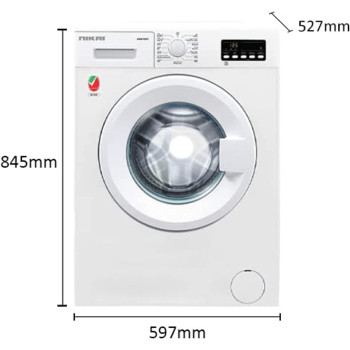 Nikai 7 Kg Front Load Washing Machine With Silent Operation, Quick Wash And Auto Imbalance Sensor, 1200 Rpm, NWM700FT, White, 1 Year Warranty